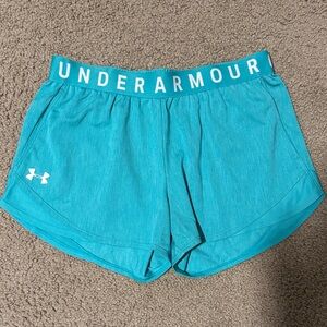 Under Armour Women's Teal Athletic Shorts